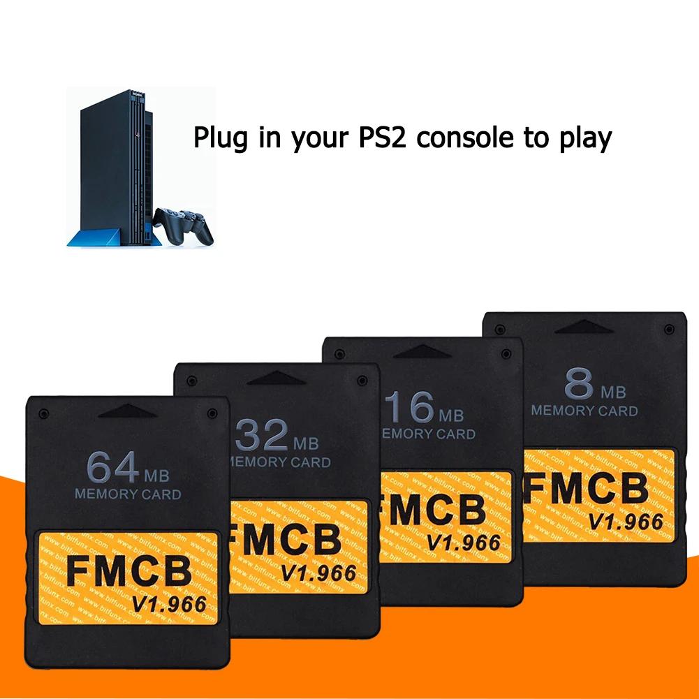  McBoot ޸ ī  Ȯ ī ,  PS2 FMCB ÷̼̽   ƽ, v1.966, 8 MB, 16 MB, 32 MB, 64MB
